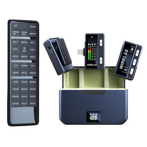 Kit de Micrófono de Solapa Inalámbrico con Condensador SX66, Cancelación de Ruido, Control Remoto, Estuche de Carga, Interfaz Tipo-C, Vlog - Product Image 2