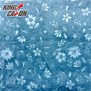 قماش كينجكاسون الصيني الجديد لعام 2026، ناعم للغاية ومضاد للكهرباء الساكنة، بنقش زهور زرقاء، مثالي لهدايا عيد الميلاد للأطفال - Product Image 3