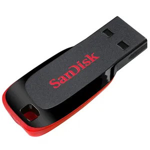 100% original SanDisk CZ50 Cruzer Blade USB Flash Drive 16GB 32GB 128GB USB 2,0 Pen Drive 64GB USB Flash Stick pendrives