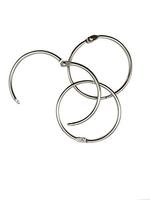 15mm/ 20mm/ 25mm/ 30mm/ 32mm/ 35mm/ 38mm/ 45mm/ 50mm/ 55mm vernickelte Metall buch ringe Binde ringe