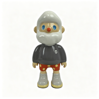Figurine PVC Bob le Fermier Rouge et Blanc, Ornement Festif Porte-Bonheur, Objets de Collection Unisexe, Cadeau pour la Maison ou le Bureau, Emballage d'Origine