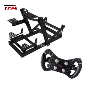 Volante de juego profesional resistente de 300mm, estilo mariposa de dirección con 10 botones de acción y joysticks analógicos duales para corredores - Product Image 1