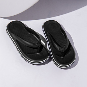 Chanclas Blancas y Negras con Suela Suave Antideslizante para Adultos, Uso Casual, Hogar, Playa, Viajes - Product Image 2