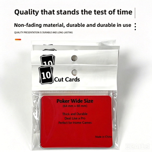 Carte da Poker Professionali in Plastica, Confezione da 10 Pezzi, Multicolore (<span class=keywords><strong>5</strong></span> Colori) in Sacchetto, Carte da Casinò in PVC per Baccarat e Texas Hold'em Pro - Product Image 2