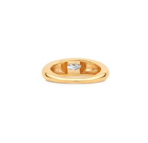 Anillo de Diamante Ovalado Cultivado en Laboratorio al por Mayor DRF VS VVS Oro 10K 14K 18K Anillo de Diamante con Engaste Flush IGI Anillo de Promesa Gypsy - Product Image 3