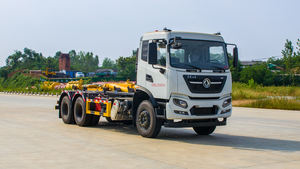 รถยกขยะ15cbm 10ล้อ20m3ตะขอเกี่ยวแบบม้วนปิดได้คุณภาพสูงรถดัมพ์ขยะรีไซเคิลขยะ - Product Image 5