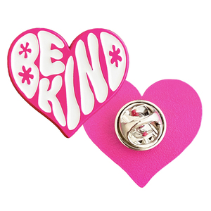 Nhà Sản Xuất Tùy Chỉnh Bán Buôn Kim Loại Huy Hiệu Màu Đỏ Hồng Hình Trái Tim Hat Cap Pin Thiết Kế Logo Của Bạn Mềm Cứng Men Ve Áo Pin Cho Quà Tặng - Product Image 1