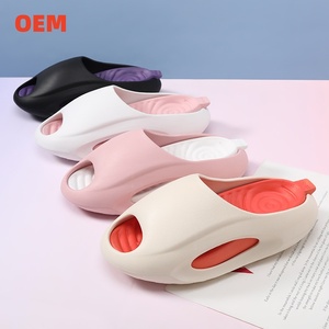 2024 tùy chỉnh thiết kế in EVA mềm nổi bãi biển dép cho Phụ nữ mùa hè nền tảng trượt tùy chỉnh dép - Product Image 3