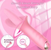 Grenzüberschreitender Bestseller: G-Punkt-Zungen-Vibrator mit Nippelsaug- und Leckfunktion, Masturbationsstab, Sexspielzeug für Frauen