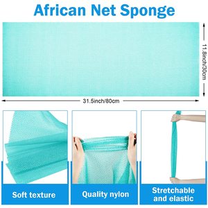 Phi Net miếng bọt biển tẩy tế bào chết trở lại chà chân không gói Nigeria tắm nylon lưới Châu Phi rửa cơ thể chà Net tắm miếng bọt biển - Product Image 3