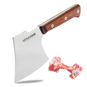 Hacha de carnicero de alta resistencia, cuchillo para cortar huesos y picar con mango de madera, cuchillo de cocina - Product Image 1