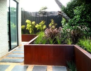 Jardinières surélevées en acier Corten de haute qualité, personnalisées, pour l'extérieur, grandes jardinières en acier Corten, jardinières magnifiques - Product Image 4