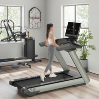 YUNPAO - Caminadora Profesional para Gimnasio, Equipo de Cardio, Caminadora Comercial con Pantalla Táctil LCD