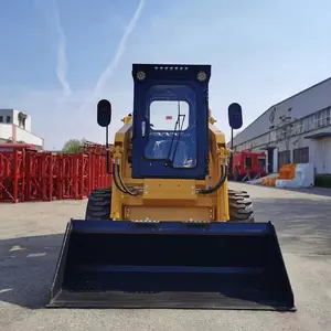 Runtx Diesel Powerful Tracked Trencher Attachment Skid Steer Loader With Standard Bucket