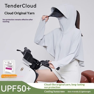 <span class=keywords><strong>Veste</strong></span> d'été légère et respirante à capuche pour <span class=keywords><strong>femme</strong></span>, en soie glacée, anti-UV, à manches longues, séchage rapide, coupe décontractée - Product Image 4