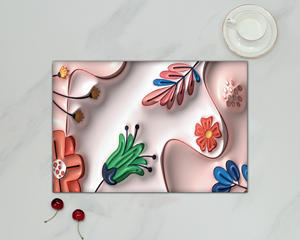 لينة الراحة 3D النفط والماء امتصاص مفرش إيفا العزل الحراري الحصير الجدول الطعام الزخرفية - Product Image 4