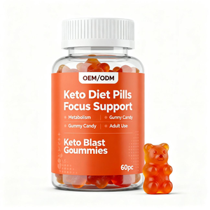 OEM/ODMプレミアムケトダイエットピル＆フォーカスサポート代謝グミキャンディー大人用ケトブラストグミ - Product Image 1
