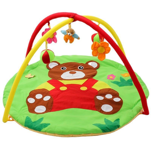 Tout-petits ramper couverture ronde dessin animé bébé <span class=keywords><strong>tapis</strong></span> de <span class=keywords><strong>jeu</strong></span> avec cadre de remise en forme doux <span class=keywords><strong>jeu</strong></span> <span class=keywords><strong>tapis</strong></span> de protection <span class=keywords><strong>tapis</strong></span> de <span class=keywords><strong>jeu</strong></span> - Product Image 3