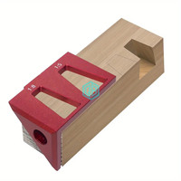 Règle à queue d'aronde carrée en alliage d'aluminium à 45/90 degrés Règle multifonctionnelle pour marquage Outils de menuiserie