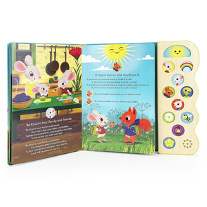 Libro Sonoro Interattivo per Bambini, Giocattolo Educativo Precoce con Pulsanti Sonori Multipli, Libro Musicale Educativo Prescolare - Product Image 4