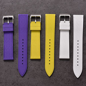 JUELONG, venta al por mayor, OEM/ODM, logotipo personalizado, mosaico FKM, correa de reloj de goma, correa de reloj Quick Rekase FKM - Product Image 4