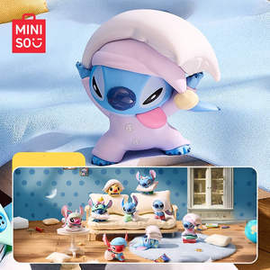 Authentique MINISO <span class=keywords><strong>Disney</strong></span> Stitch Pillow Fight Boîte Mystère Surprise Poupée Porte-Clés Collectionneur Cœur Battant Tendance - Product Image 2