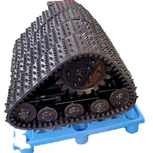 مسار مطاطي لسكوتر الثلج، زاحف مطاطي للمركبات الثلجية/آلات إزالة الثلوج للروبوتات - Product Image 3