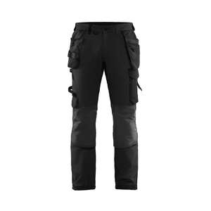 BLAKLADER - 152216459998C52 Pantalones artesanos 4 vías elásticos Negro/Gris oscuro-PANTALÓN DE TRABAJO EAN 7330509724477 - Product Image 1
