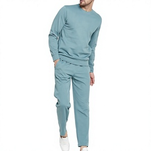 Custom Men's Everyday Tracksuit Soft Cotton <b>Sweat</b> <b>Set</b> Private Label OEM Clothing Manufacturer - Product Image 1