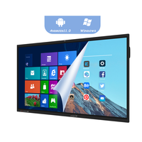 Tableaux interactifs à écran plat avec écran tactile intelligent 4K de 75 pouces