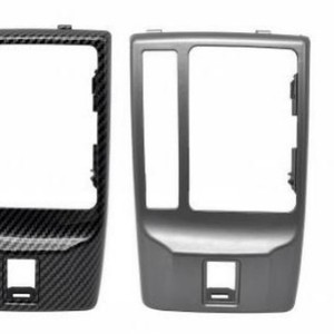 Dash Frame For Toyota Reiz 2010-2017 588430P020 Silver Carbon Fiber Texture <b>ABS</b> Material - Product Image 2