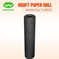Papier cartonné noir de qualité supérieure, 100% pulpe vierge, qualité alimentaire, résistant à la graisse, pour impression offset, emballage cadeau