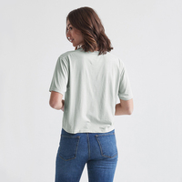 T-shirts de sport courts pour femmes en coton Pima personnalisés, à manches courtes, pour yoga et course à pied, avec logo OEM et décoration perforée