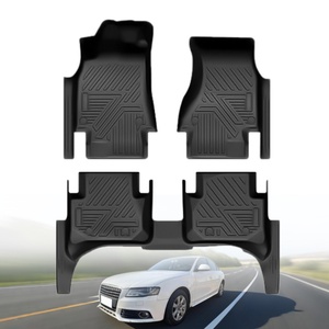 Tapis de sol de voiture personnalisés, imperméables et inodores, tapis de sol de voiture en caoutchouc 5D sur mesure pour Audi A4 2014 - Product Image 1