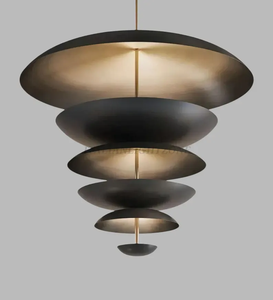Lustre de plafond Sputnik en laiton de style moderne du milieu du siècle, 9 lumières, design atomique cosmique des années 1950 - Product Image 6