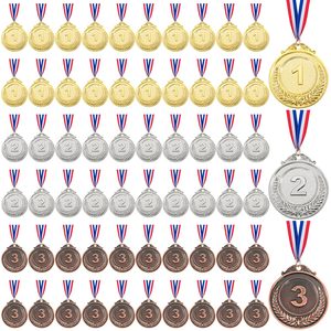 1 ° 2 ° 3 ° posto per il vincitore medaglie premio oro argento bronzo placcato premi per competizioni sportive e feste - Product Image 5