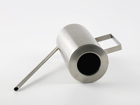 Professionnel OEM Long Bec Miroir Poli Élégant Cylindre Bonsaï Arrosoir En Acier Inoxydable