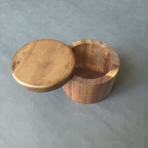 Contenitore per Sale <span class=keywords><strong>in</strong></span> <span class=keywords><strong>Legno</strong></span> con Coperchio e Cucchiaio, Ecologico <span class=keywords><strong>in</strong></span> <span class=keywords><strong>Legno</strong></span> di Acacia, <span class=keywords><strong>Porta</strong></span> <span class=keywords><strong>Spezie</strong></span> e Condimenti - Product Image 4