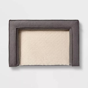 Hoogwaardig antislip hondenbed met 3-zijdige bolster, imitatie schapenvacht slaapbasis voor gebruik op honden - Product Image 4