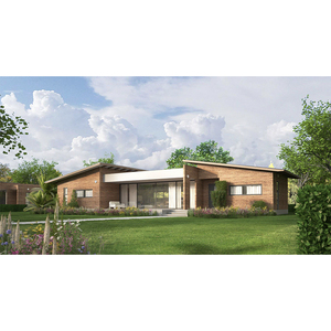 Hiện đại <span class=keywords><strong>prefab</strong></span> biệt thự cấu trúc bằng gỗ Modular nhà tiền chế một khung nhà gỗ biệt thự nhà lớn cho cuộc sống - Product Image 2