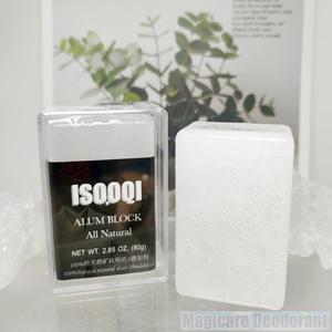 MAGICARE ISOOQI 80G Déodorant <span class=keywords><strong>Alun</strong></span> Stick <span class=keywords><strong>Potassium</strong></span> Alum Block Anti-transpirant Stone 100% Natural <span class=keywords><strong>Alun</strong></span> Stein Aftershave - Product Image 3