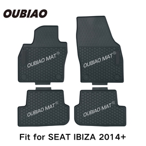 <strong>SEAT</strong> <strong>IBIZA</strong> 2014- All Weather Waterproof PVC <strong>Car</strong> Floor <strong>Mat</strong> 10mm Thick Full Set (4 Pieces) Original Size Interior Accessories - Product Image 2