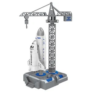 2023 espaço chinês brinquedos criança rocket launch pad, modelo realista, pode ser lançado sobre o espaço, brinquedos