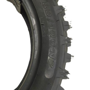 3,00-12 3,00-10 Neumático de <span class=keywords><strong>nieve</strong></span> <span class=keywords><strong>para</strong></span> motocicletas Neumático de uñas antideslizante en nuevas condiciones Tubo interior de butilo de goma sin cámara - Product Image 4