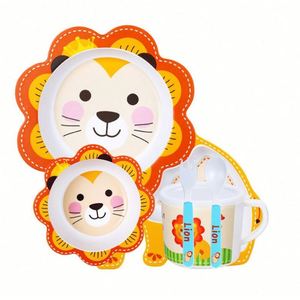 Services de table en fibre de bambou légers, incassables, pour enfants - Product Image 1
