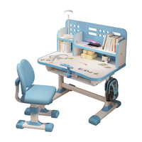 Nouveau produit, design mignon et tendance, ensemble table et chaise d'étude pour enfants, hauteur réglable, bureau d'écriture à domicile