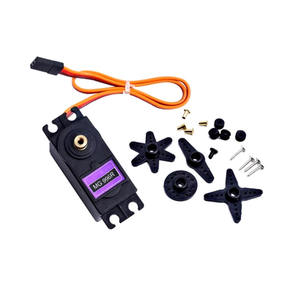 Servomoteur à engrenages métalliques MG996R à couple élevé pour composants électroniques de moteur de direction - Product Image 1