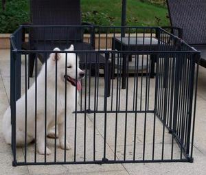 Di alta qualità ODM OEM in metallo per esterno cane <span class=keywords><strong>Area</strong></span> giochi per cani senza combinazione di gabbia per cani con gioco impiombato gabbia per animali domestici personalizzabile - Product Image 6