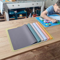 Napperon de table en silicone extra large protecteur imperméable pour l'artisanat, le dîner et la cuisine.