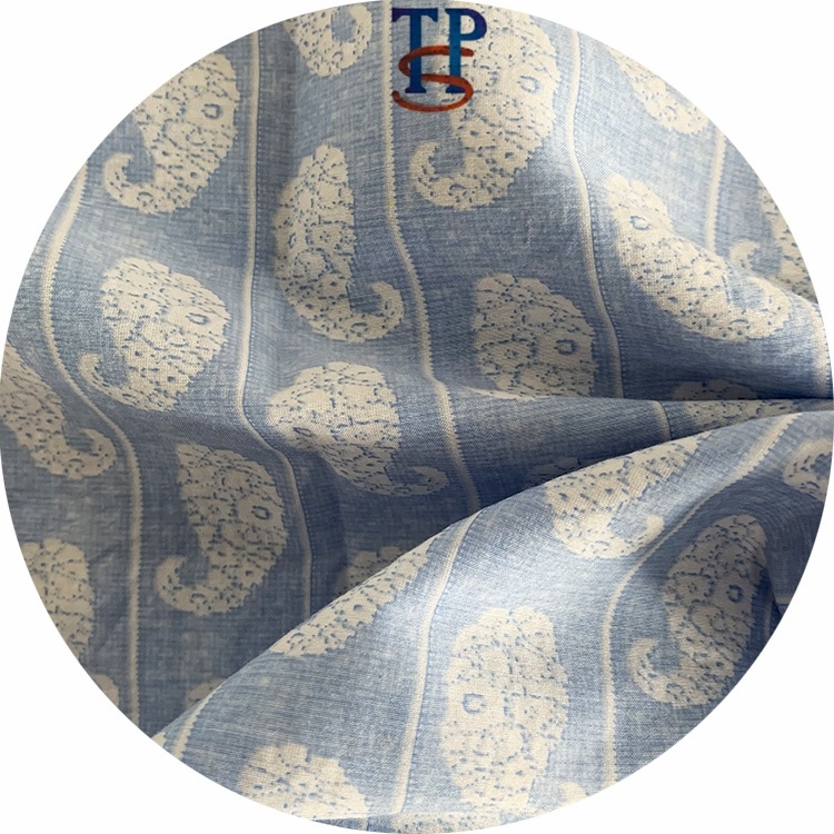 20% шелк микс 80% хлопок Мягкая двухсторонняя Кита печатная 9 мм шелковая хлопковая ткань для ткани